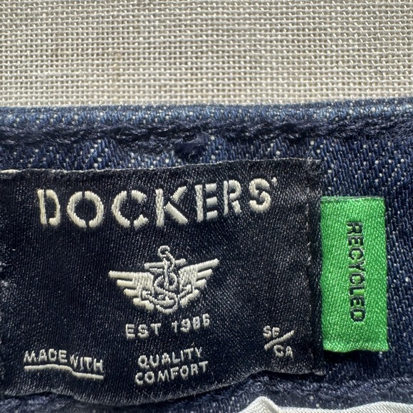 Dockers Weekend Chino Pants Women Sz 31 Blue New With Tags - Picture 5 of 9